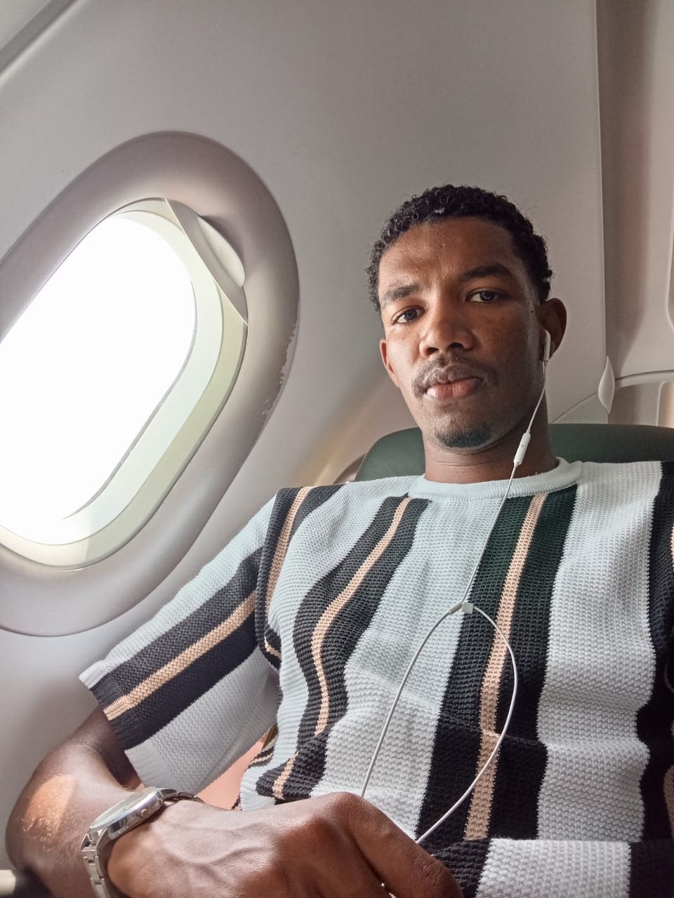Nélio Cruz a caminho de Luanda, a 6 de Outubro